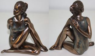 Parastone bronze figurák: Hölgyek jógáznak