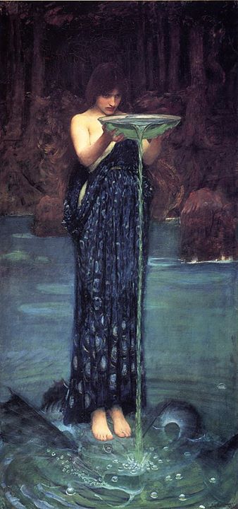 John William Waterhouse Circe Individiosa 1892